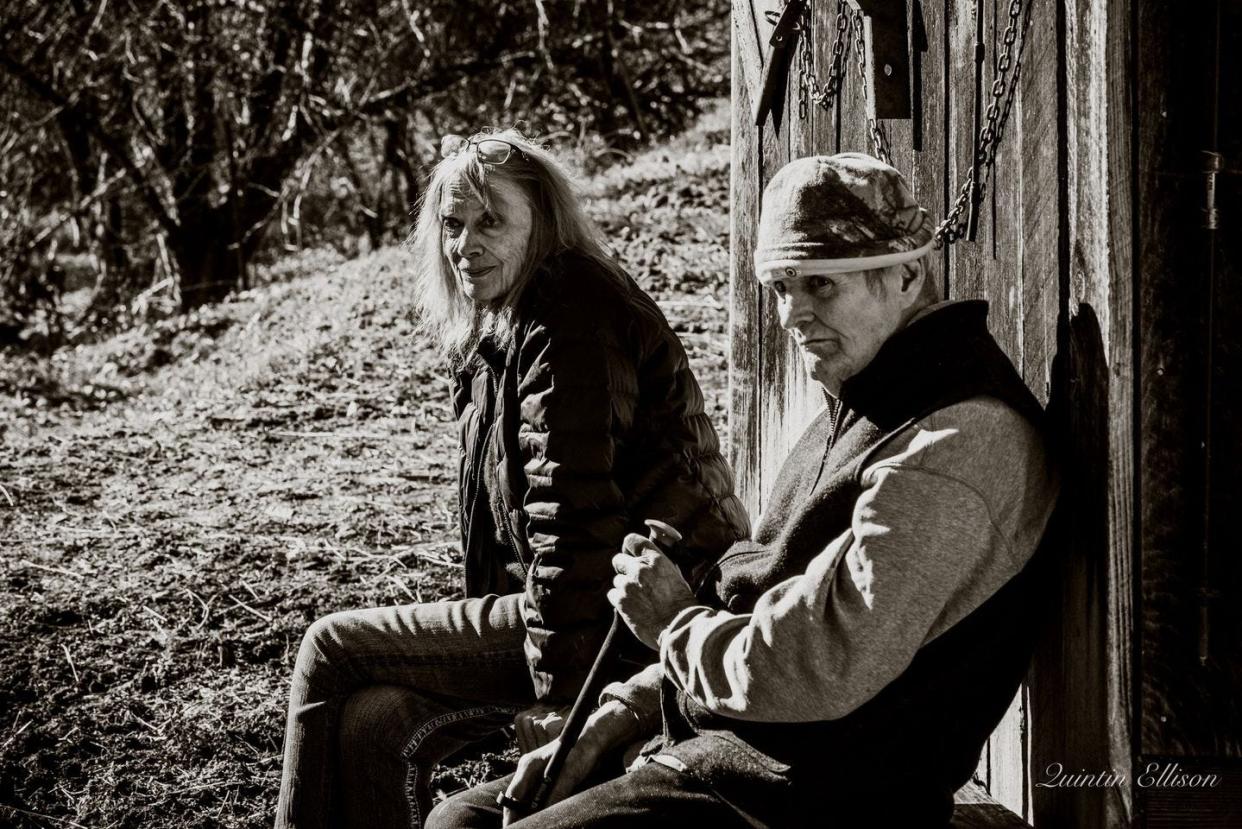 George Ellison, right, seen here with his wife, Elizabeth, died Feb. 19 at age 81. He was a longtime writer of the "Nature Journal," a weekly column in the Citizen Times.