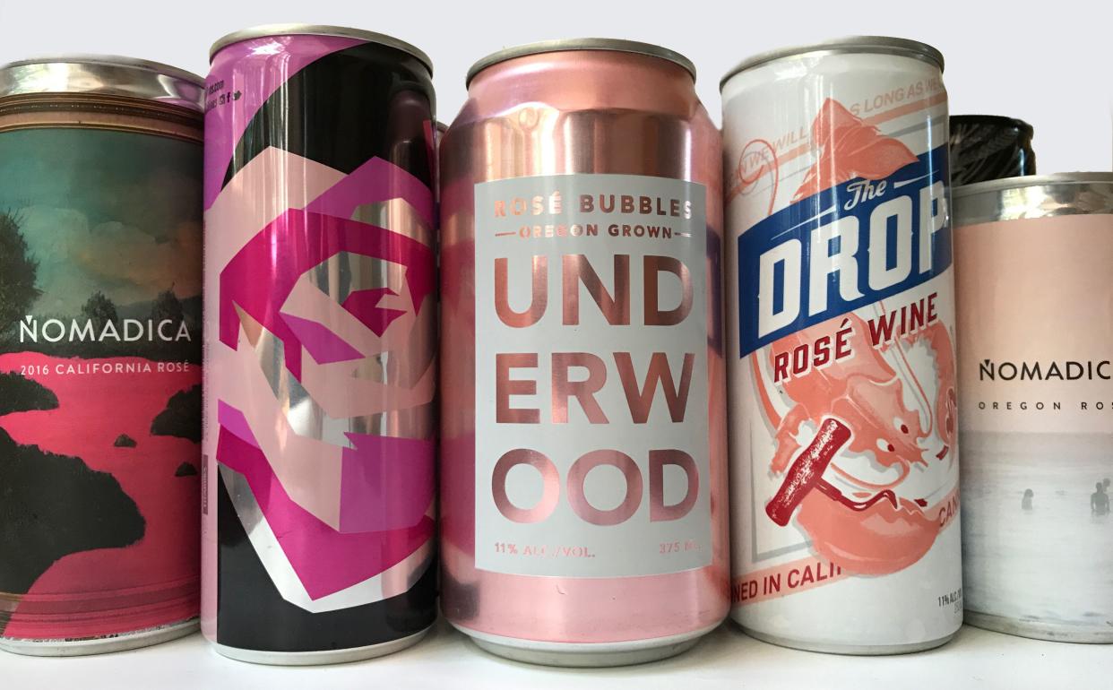 The canned&nbsp;ros&eacute;s you'll want to be drinking this summer. (Photo: Julie R Thomson)