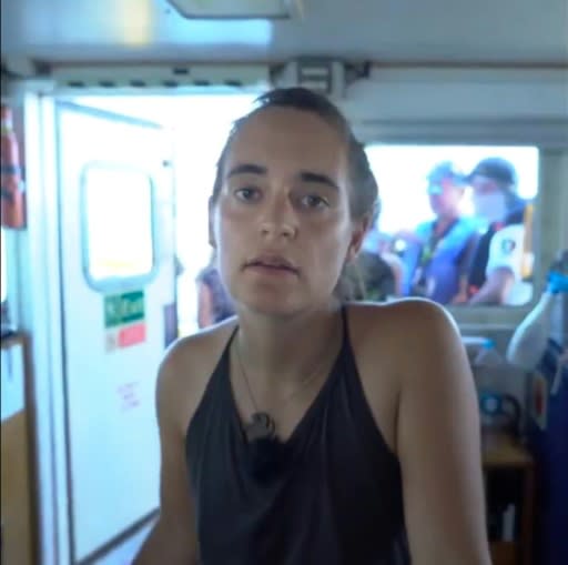 Rackete, 31, has become a symbol of defiance for challenging Italy's "closed-ports" policy