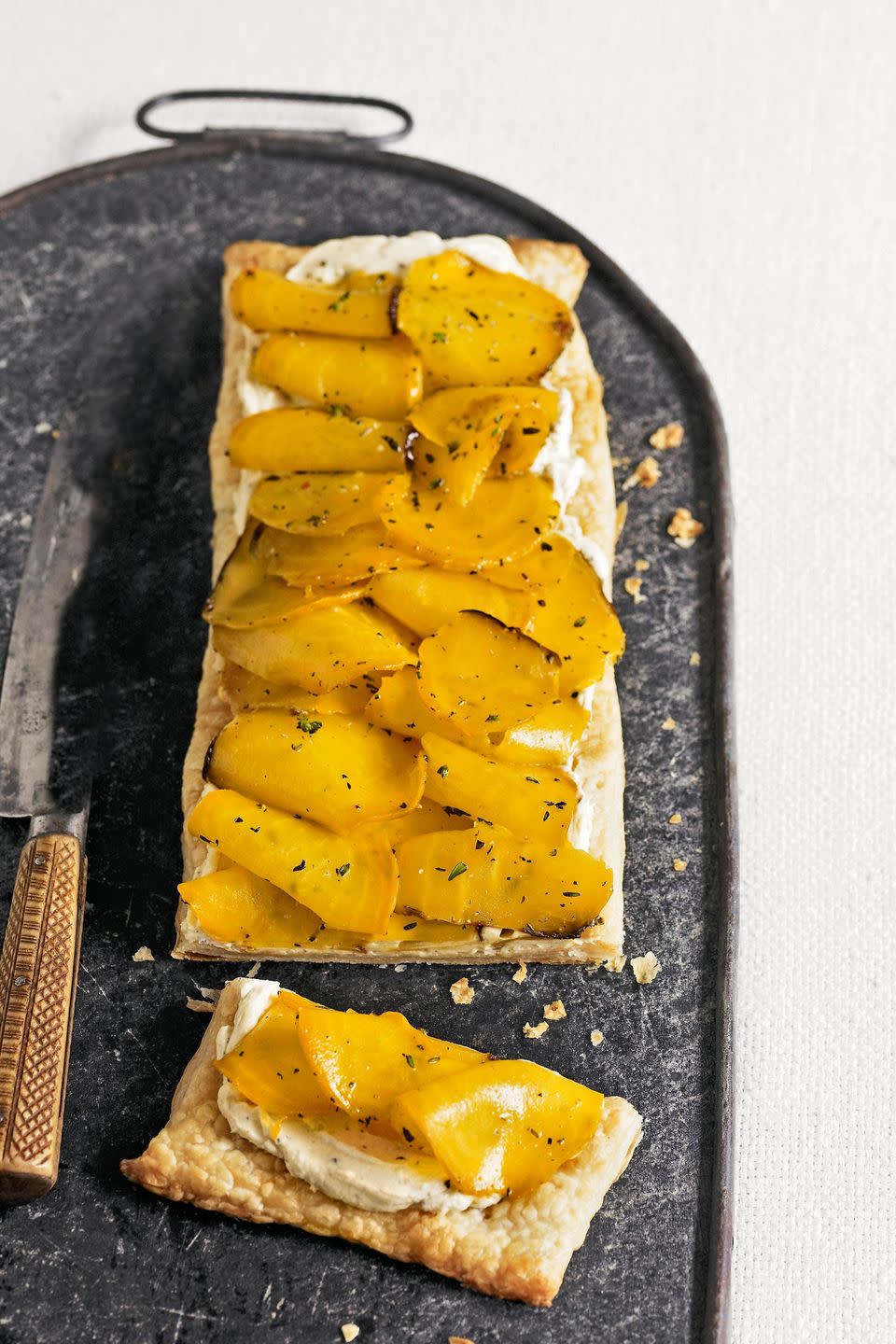 golden beet tart