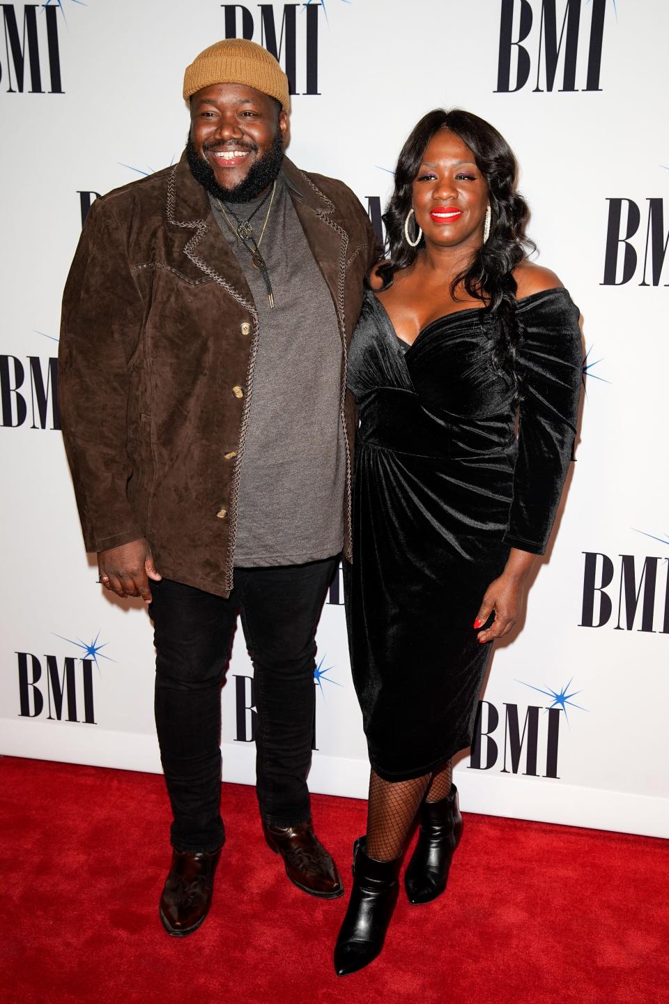 Michael Trotter Jr. and Tanya Trotter of The War and Treaty arrive on the red carpet for BMI’s 70th Annual Country Awards. The War and the Treaty will perform at Pappy and Harriet's in Pioneertown, Calif., on March 25, 2023.