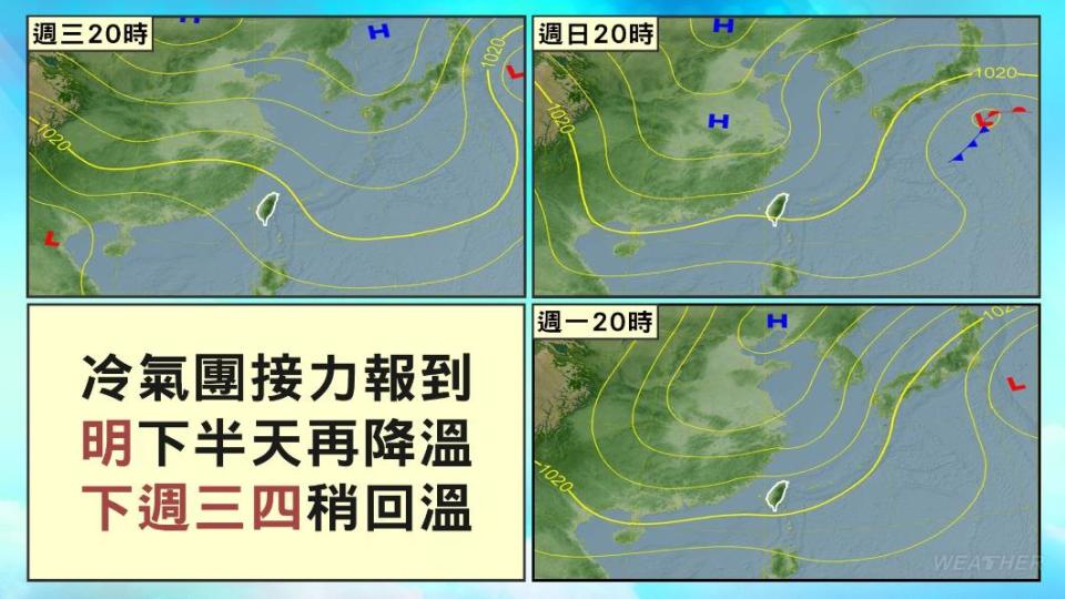 下週又有鋒面通過。（圖／TVBS）