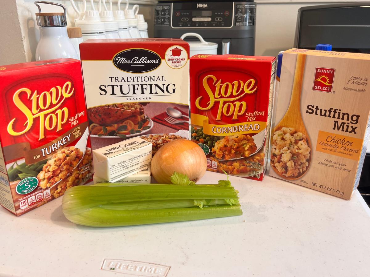 I tried 4 different kinds of boxed stuffing from the grocery store