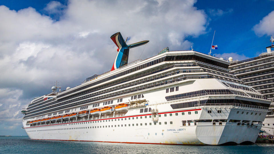 Carnival Cruise, which operates the Carnival Liberty, paid $2 billion in interest on its debt in the last fiscal year.<p>Image source: Shutterstock</p>