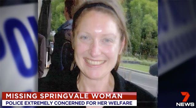 The 41-year-old was last seen heading towards the Springvale RSL on Monday. Source: 7 News