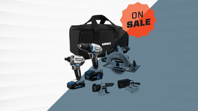 This Hart 20V Cordless Power Tool Kit Is Now Almost Half Off at