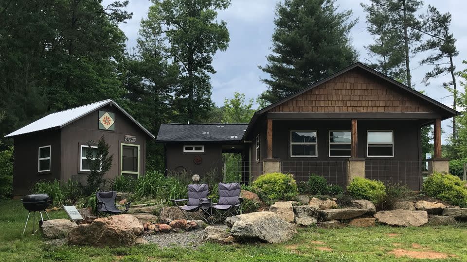 Hill stayed on Franny's Farm outside of Asheville several years ago. It's home to a number of tiny-house rentals. - Cherilynne Hill