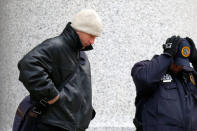 Yuri Lebedev leaves the Manhattan Federal Courthouse in New York City, U.S., February 1, 2017. REUTERS/Brendan McDermid