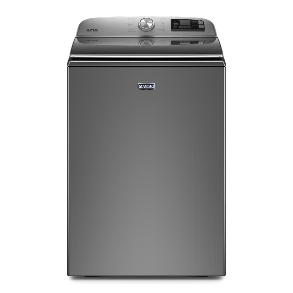 <p><a href="https://go.redirectingat.com?id=74968X1596630&url=https%3A%2F%2Fwww.lowes.com%2Fpd%2FMaytag-Smart-capable-5-3-cu-ft-High-Efficiency-Top-Load-Washer-Metallic-Slate-ENERGY-STAR%2F1001819502&sref=https%3A%2F%2Fwww.housebeautiful.com%2Fshopping%2Fhome-gadgets%2Fg39560921%2Fbest-washing-machine%2F" rel="nofollow noopener" target="_blank" data-ylk="slk:Shop Now;elm:context_link;itc:0;sec:content-canvas" class="link rapid-noclick-resp">Shop Now</a></p><p>Washer With Extra Power Button</p><p>$1055.00</p><p>lowes.com</p><span class="copyright">Maytag</span>