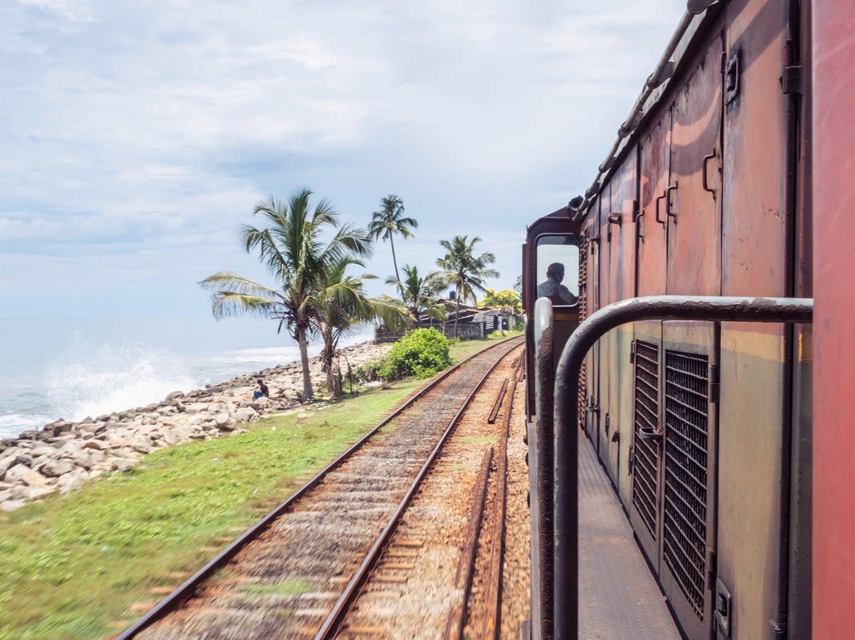Travel by train: see more of Sri Lanka (Photos Alex Robinson )