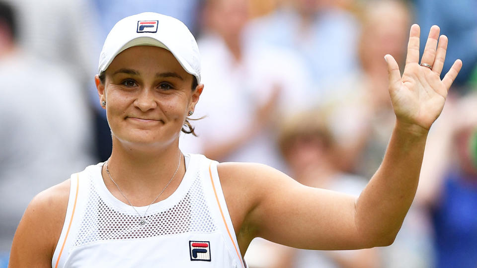Ash Barty will be hoping to cement her World No.1 status during her upcoming hardcourt tournaments. Pic: Getty