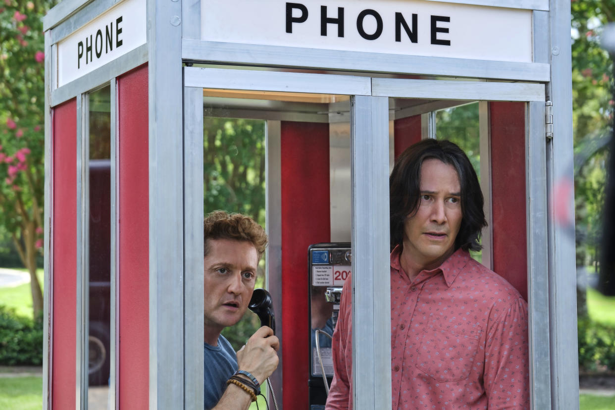 Alex Winter and Keanu Reeves in Bill & Ted Face The Music (WB)