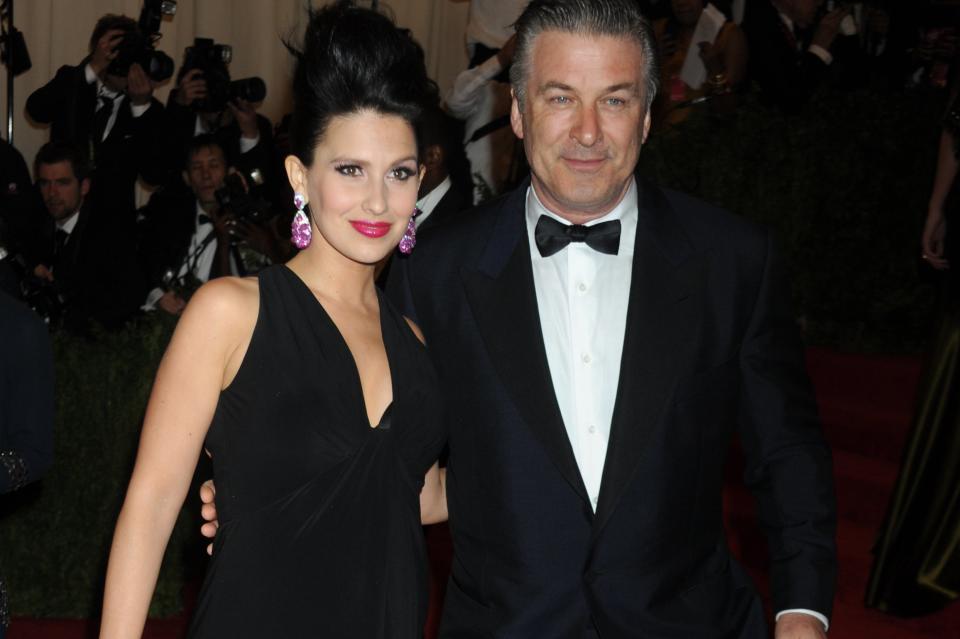 <p>Alec Baldwin’s wife  Hilaria Thomas (pictured left with Baldwin) was engulfed in controversy after allegedly making up her Spanish accent</p> (PA)