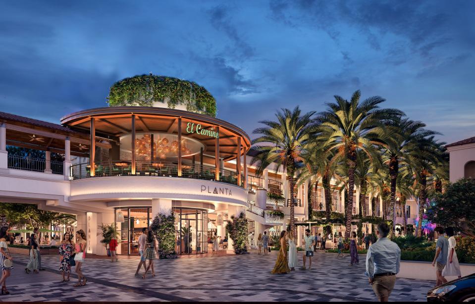 Prime space: an artist's rendering of El Camino's upcoming location at The Square in downtown West Palm Beach.