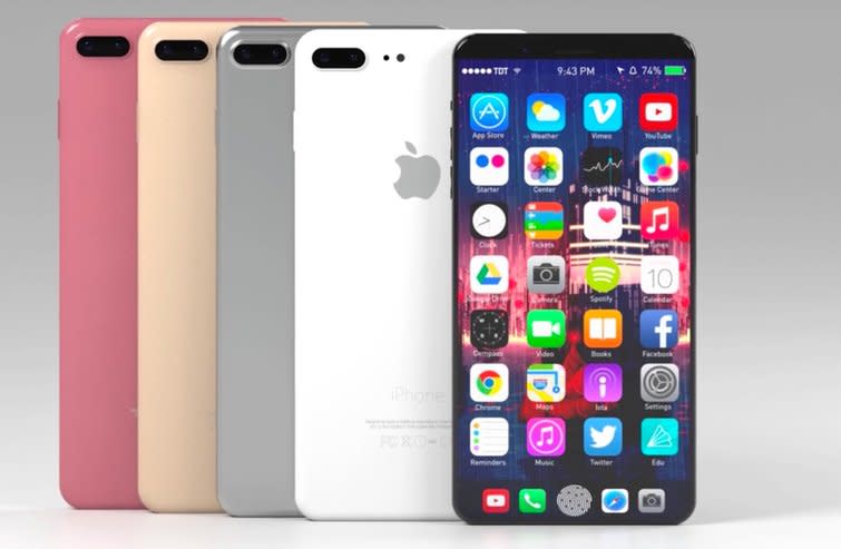 The iPhone 8 could feature a 5.8-inch OLED display. Credit: Tech Driven Times/YouTube