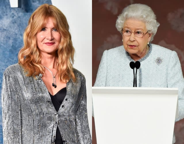 Laura Dern & Queen Elizabeth II