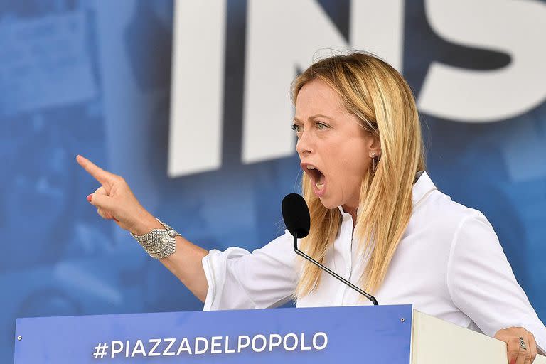 Giorgia Meloni, líder de Fratelli d'Italia