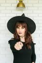 <p>Embrace your most nostalgic inner goth with this glamorous '90s-inspired witch look.</p><p><strong>Get the tutorial at <a href="https://abeautifulmess.com/2018/10/5-easy-clean-beauty-halloween-looks.html" rel="nofollow noopener" target="_blank" data-ylk="slk:A Beautiful Mess;elm:context_link;itc:0;sec:content-canvas" class="link ">A Beautiful Mess</a>.</strong></p><p><strong><a class="link " href="https://www.amazon.com/NYX-PROFESSIONAL-MAKEUP-Lipstick-Digger/dp/B01EZ8M8TS/?tag=syn-yahoo-20&ascsubtag=%5Bartid%7C10050.g.28304812%5Bsrc%7Cyahoo-us" rel="nofollow noopener" target="_blank" data-ylk="slk:SHOP DARK LIPSTICKS;elm:context_link;itc:0;sec:content-canvas">SHOP DARK LIPSTICKS</a><br></strong></p>