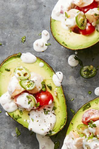 Citrusy Shrimp-Stuffed Avocados