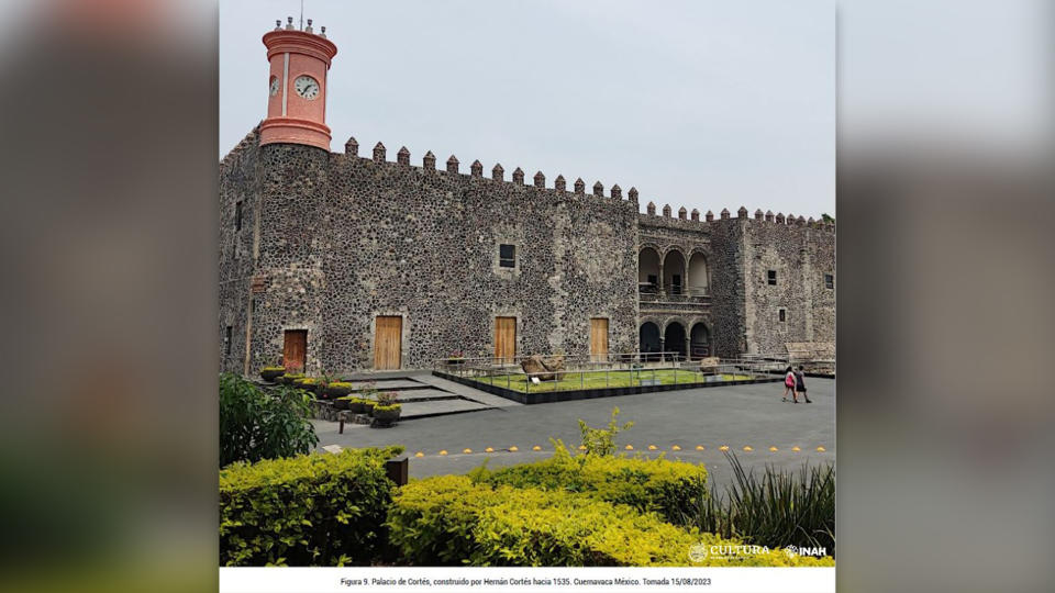 The Palace of Cortés in Mexico