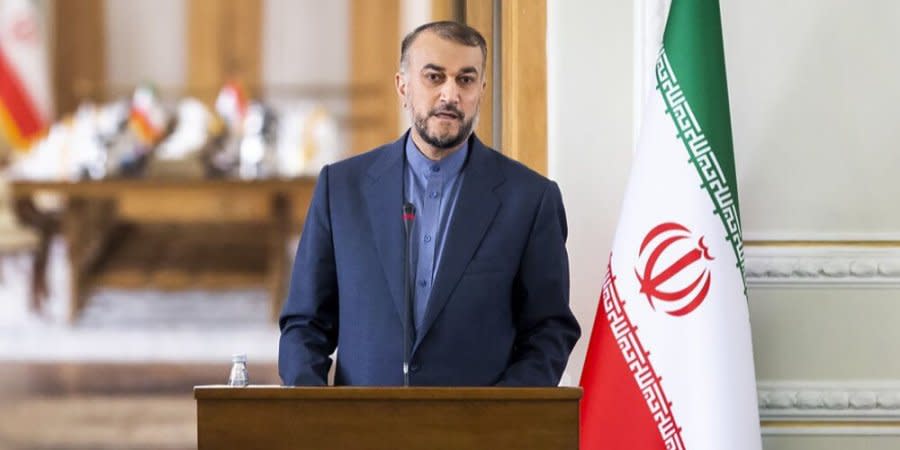 The Iranian Minister of Foreign Affairs Hossein Amir-Abdollahian