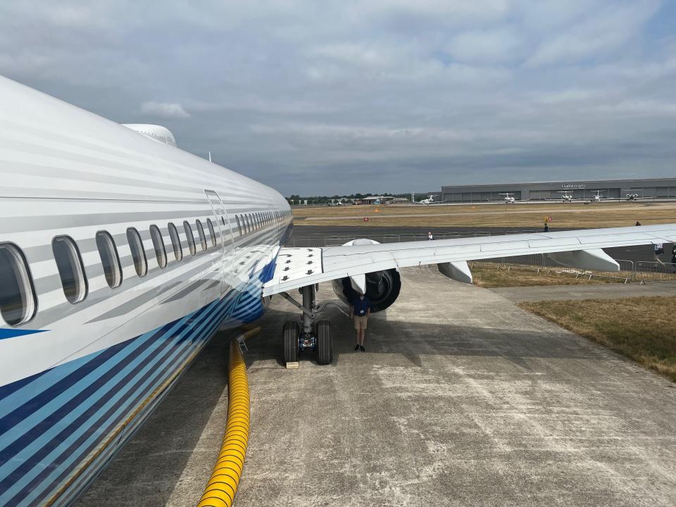 Boeing 737 MAX 10 test aircraft.