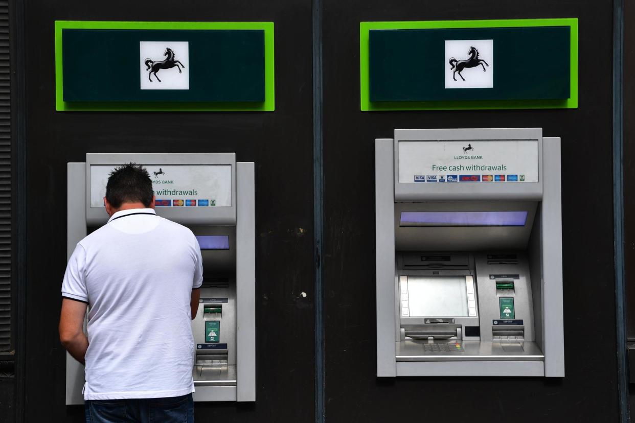 Lloyds will kick off the bank reporting season on Wednesday: Getty Images