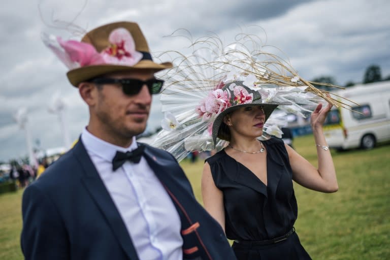 Dressed to the nines, some 40,000 spectators flocked to Sunday's Prix de Diane race in Chantilly, just north of Paris