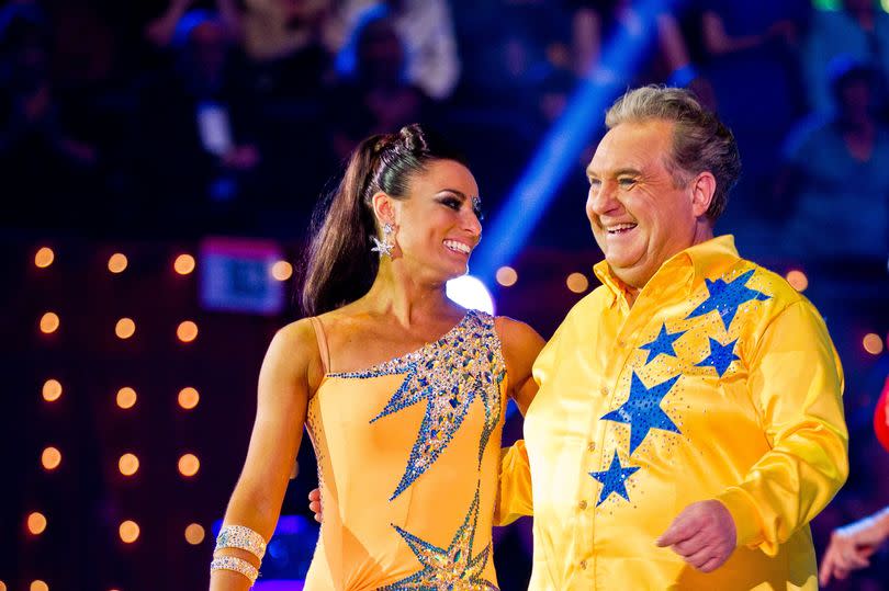 Flavia Cacace and Russell Grant on Strictly
