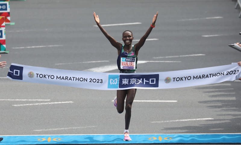 肯雅的Rosemary Wanjiru奪女子組冠軍（圖：Tokyo Marathon twitter）