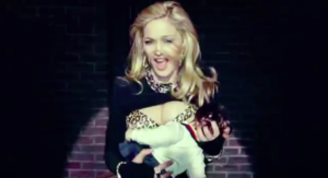 Is Madonna mocking moms?