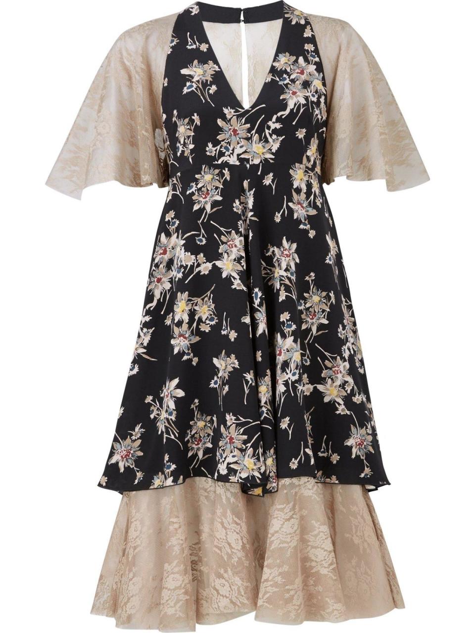 Anna sui wildflower print crepe dress, £335