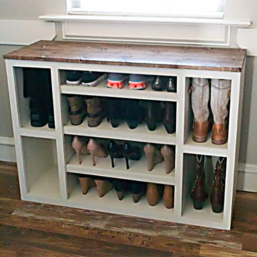 Hablo Bajito - Ideas para organizar zapatos #decoracion