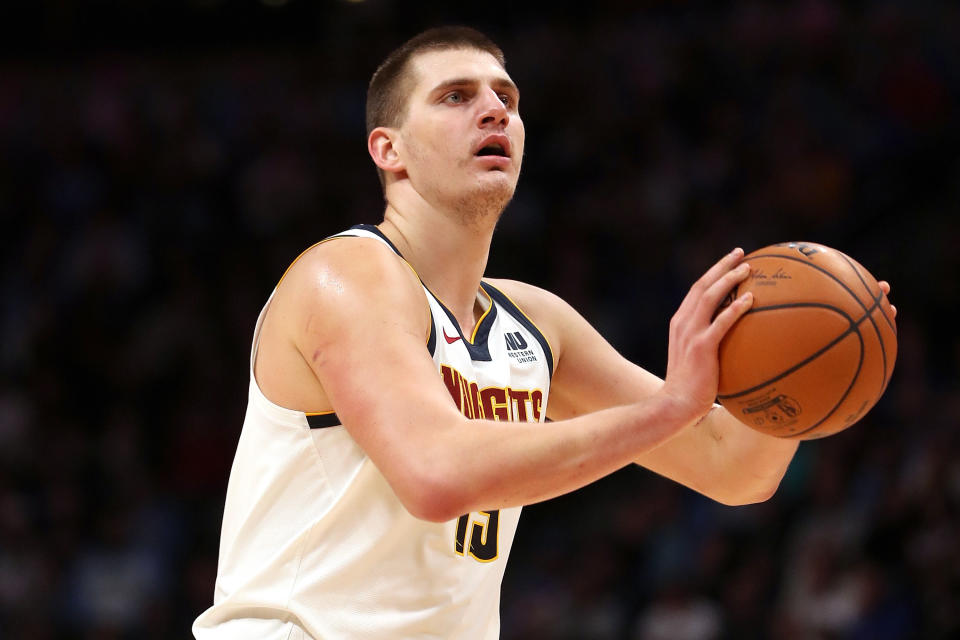 Nikola Jokic is the ideal player to lead the blossoming Nuggets. (Getty)