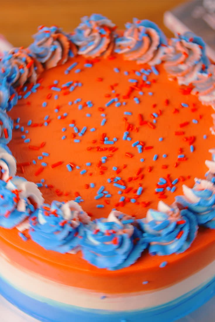 July 4th Ice Cream Cake