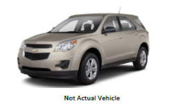 Example of 2011 gold Chevy Equinox.