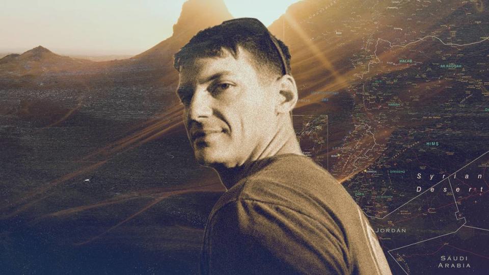 Photo illustration of Austin Tice