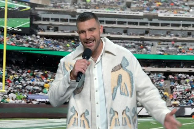 Travis Kelce Just Aced Date Night Style With Taylor Swift