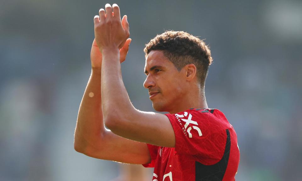 <span>Raphaël Varane won the FA Cup with Manchester United last season and has retired at Como in Serie A.</span><span>Photograph: Michael Steele/Getty Images</span>