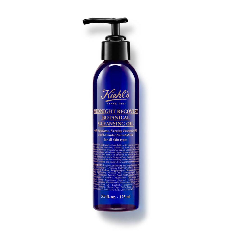 Kiehl's Midnight Recovery Botanical Cleansing Oil; best cleansing oils; best oil cleanser; best facial cleansing oil