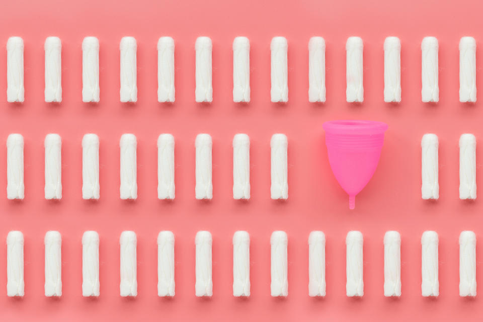 Since swapping to a menstrual cup, the author has experienced fewer and less severe cramps, as well as shorter periods. She's not alone. But there's little research on the phenomenon.  (Photo: Alina Buzunova via Getty Images)