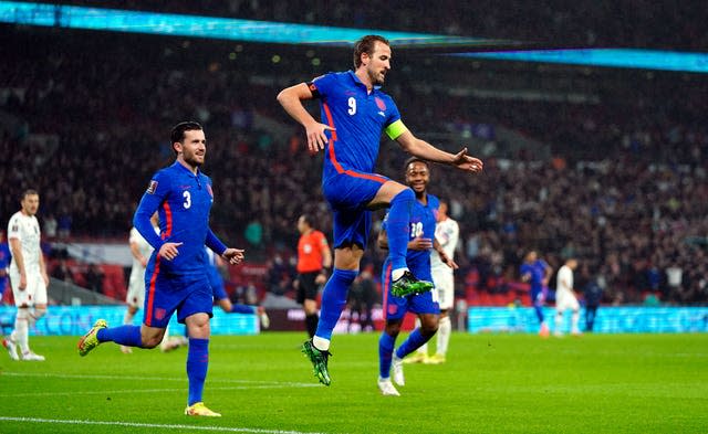 Harry Kane moved onto 44 England goals following his hat-trick against Albania.