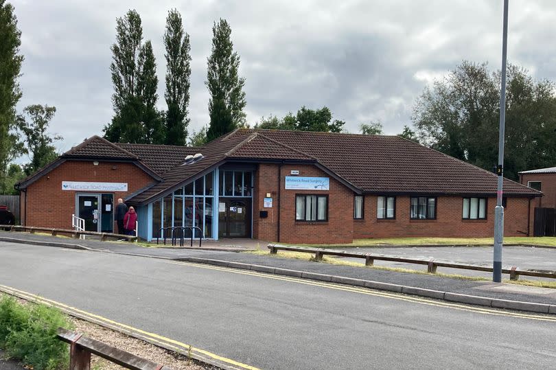 A view of Whitwick Road Surgery in Coalville