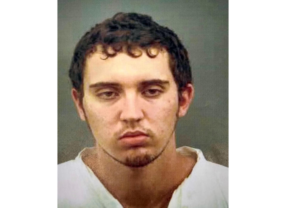 FILE - This undated file image provided by the FBI shows Patrick Crusius, whom authorities have identified as the gunman who killed multiple people at an El Paso, Texas, shopping area. Saturday, Aug. 3, 2019. The FBI has labeled two of those attacks, at the Texas Walmart and California food festival, as domestic terrorism — acts meant to intimidate or coerce a civilian population and affect government policy. But the bureau hasn't gone that far with a shooting at an Ohio entertainment district. (FBI via AP, File)