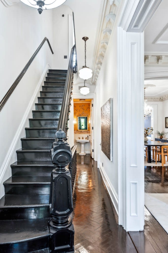 The home’s original staircase. Yale Wagner