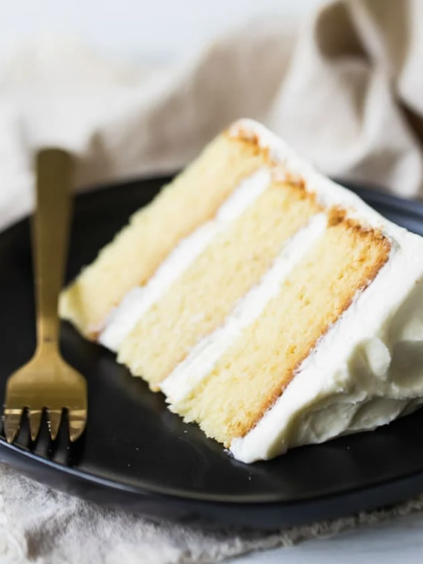 <p>Baking a Moment</p><p>This perfect vanilla cake bakes up soft, buttery, and moist, with a fine, delicate crumb. So easy it’s practically foolproof, and it all comes together in just one bowl.</p><p><strong>Get the recipe: <a href="https://bakingamoment.com/perfect-vanilla-cake-recipe/" rel="nofollow noopener" target="_blank" data-ylk="slk:Perfect Vanilla Cake;elm:context_link;itc:0;sec:content-canvas" class="link rapid-noclick-resp">Perfect Vanilla Cake</a></strong></p>