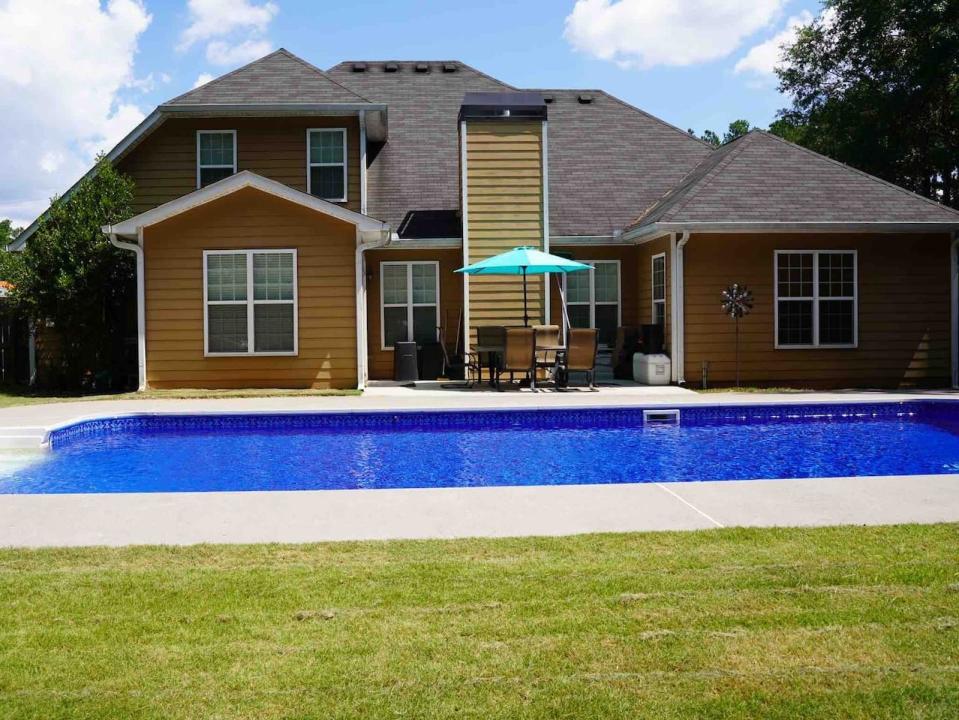 an Airbnb listing called Come Stay In A Private 5 Star Luxury Suite in Austell, Georgia