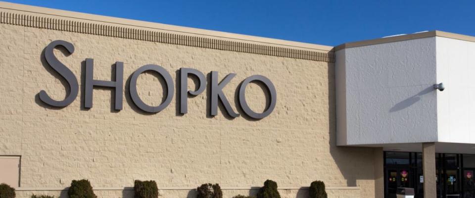 ROCHESTER, MN/USA - JANUARY 19, 2015: Shopko retail store and sign. Shopko is a chain of retail stores in the American midwest.