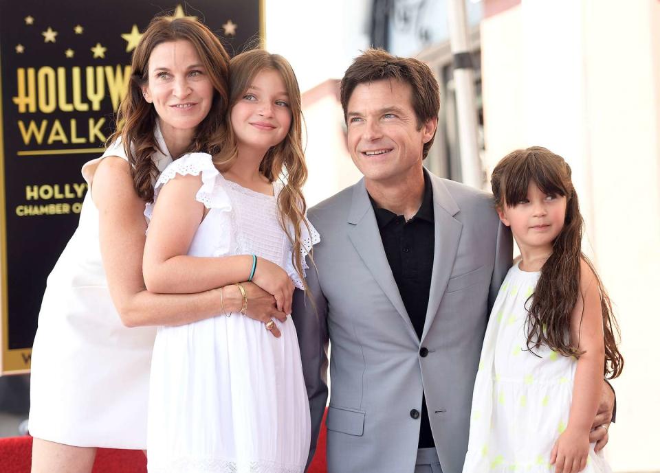 Amanda Anka, Francesca Bateman, Jason Bateman and Maple Bateman attend The Hollywood Walk of Fame Star Ceremony honoring Jason Bateman on July 26, 2017 in Hollywood, California. (Photo by Matt Winkelmeyer/Getty Images)