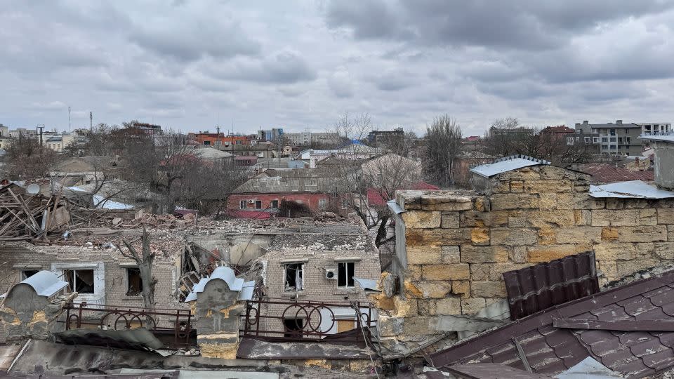 Near-constant Russian shelling has turned Kherson into a ghost city two years into the war. - Anna-Maja Rappard/CNN